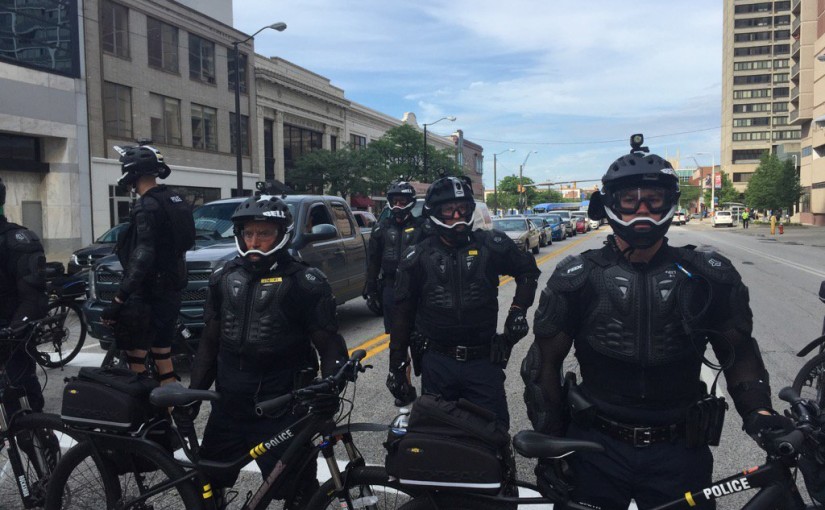 RT @MaxRivlinNadler: Bike cops in body armor. No P…